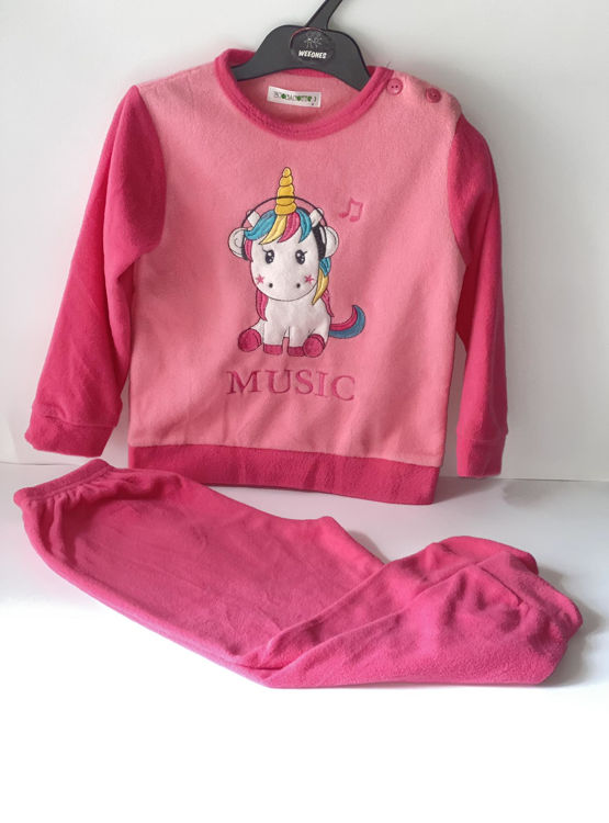 Picture of 5224 GIRLS FLEECY TWO PIECE UNICORN PYJAMA